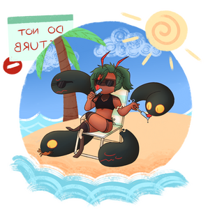 Simple Shaded Chibi w/ Simple Background (Jul 2024)